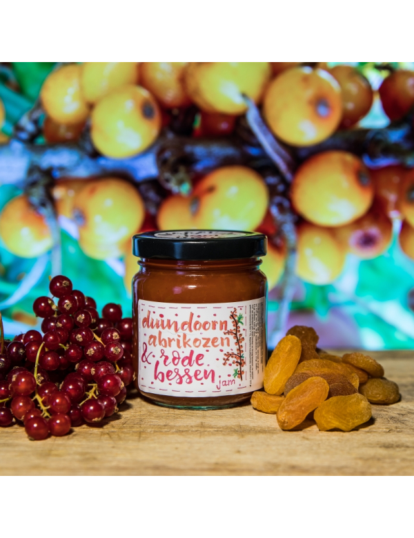 Duindoorn-Abrikozen-Rode bessen Jam