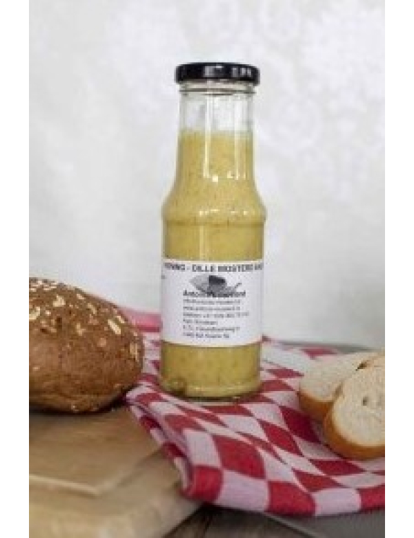 Honing-dille-mosterd-saus Honing-dille-mosterd-saus
